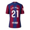 Virallinen Fanipaita + Shortsit FC Barcelona Frenkie de Jong 21 Kotipelipaita 2023-24 - Lasten